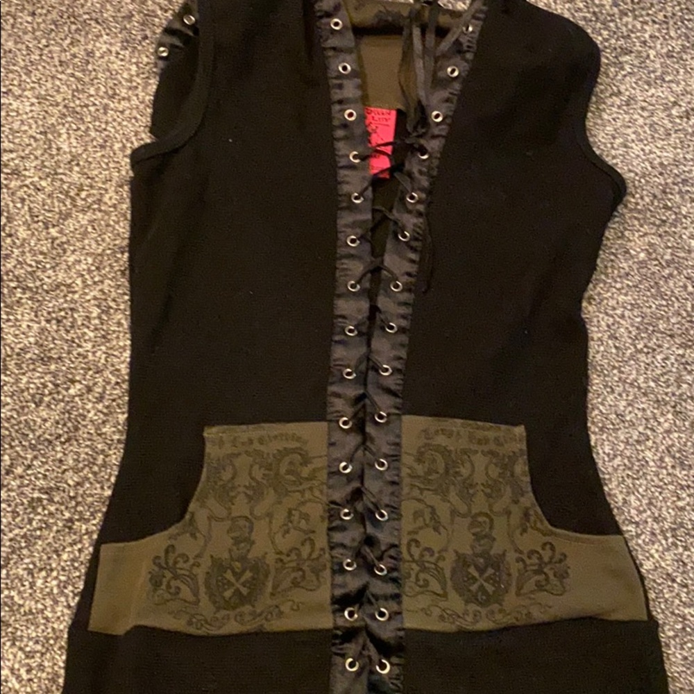 Lace up shirt